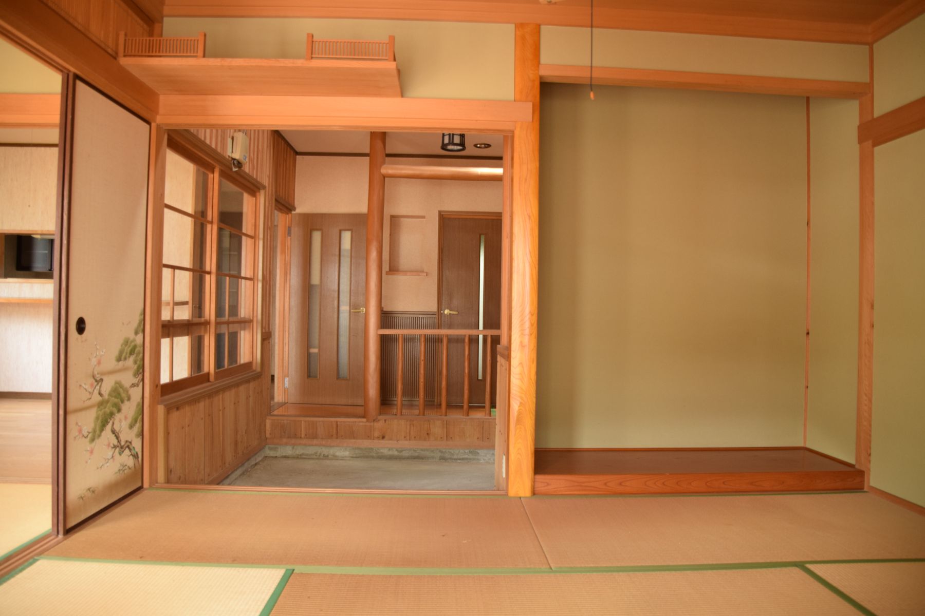 半田の家 施工前の和室